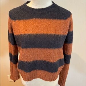 All Saints Bold Striped Crewneck Sweater